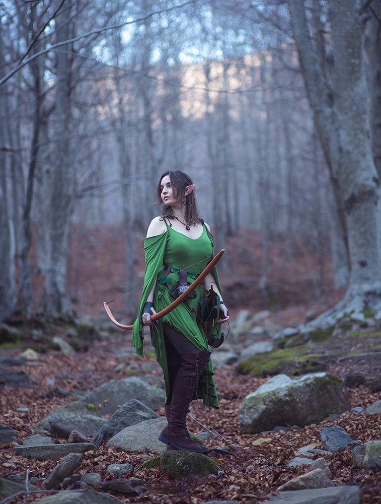 Vestido Élfico Verde