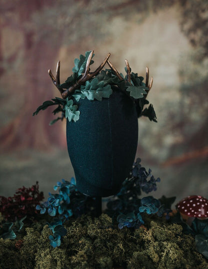 Corona Druida de Astas y Hojas
