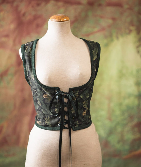 Corset Renacentista de Hojas de Roble