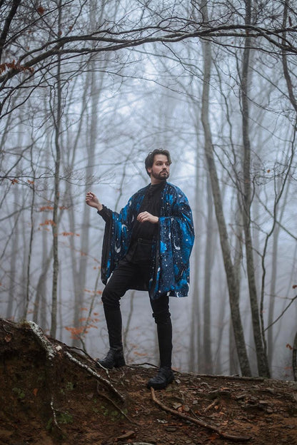 Kimono Celestial de Terciopelo