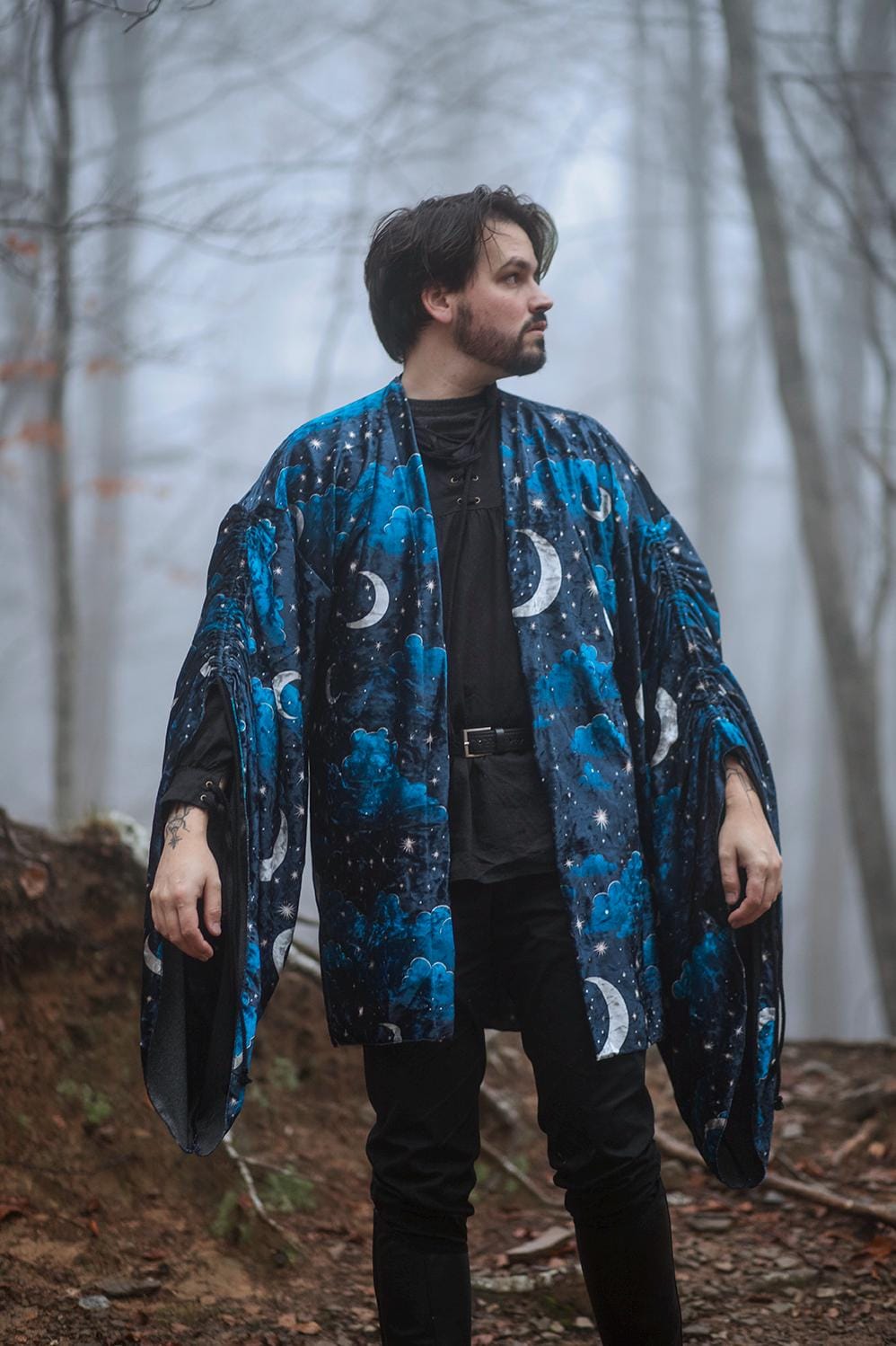 Kimono Celestial de Terciopelo