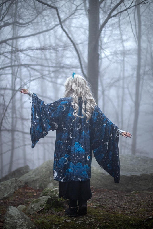 Kimono Celestial de Terciopelo
