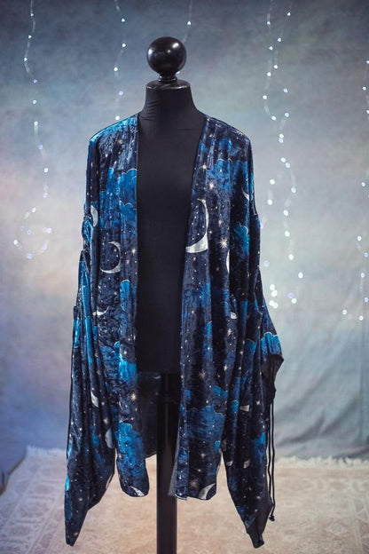 Kimono Celestial de Terciopelo