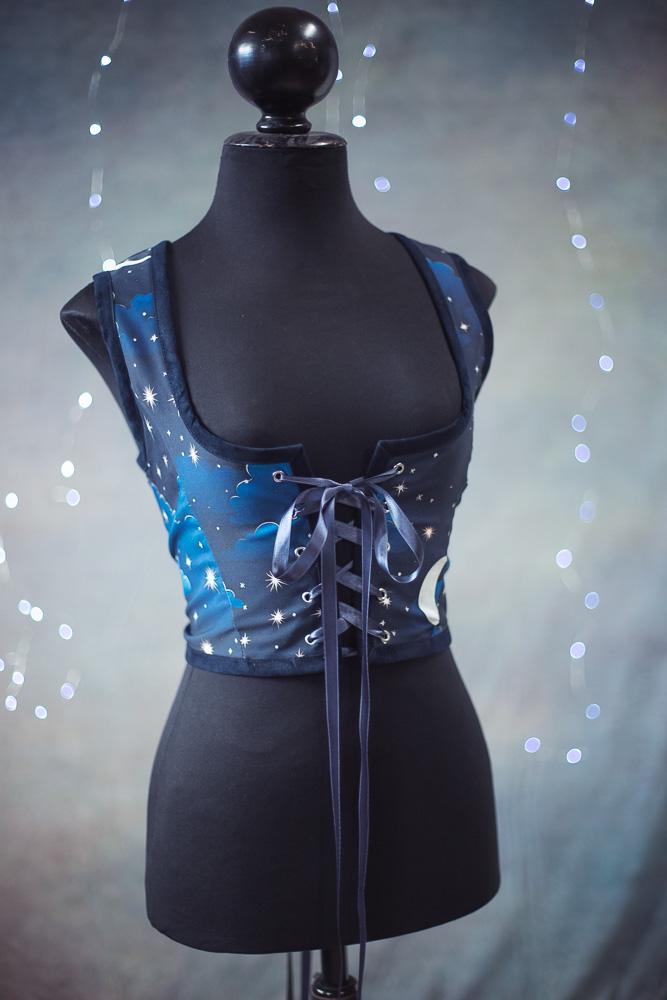 Corset Renacentista Celestial de Estrellas