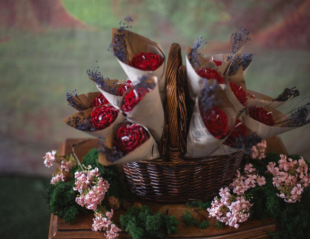 Vela Ramo de Rosas