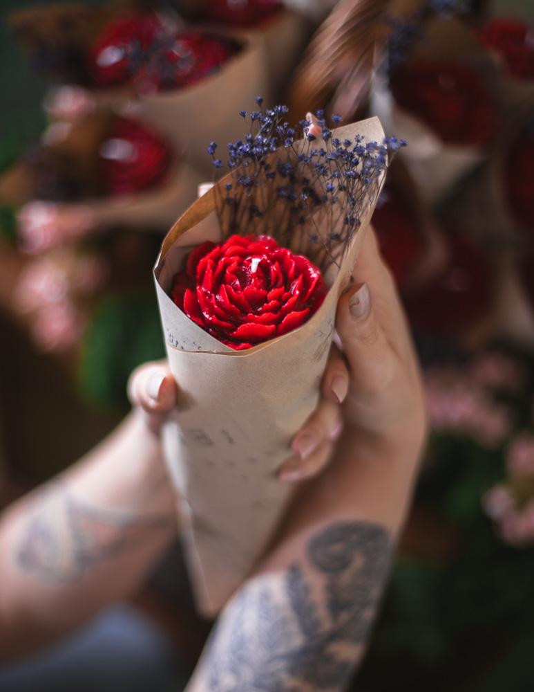 Vela Ramo de Rosas