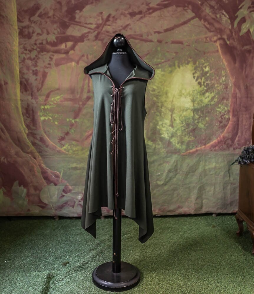 Sobretúnica Ranger Verde con Capucha