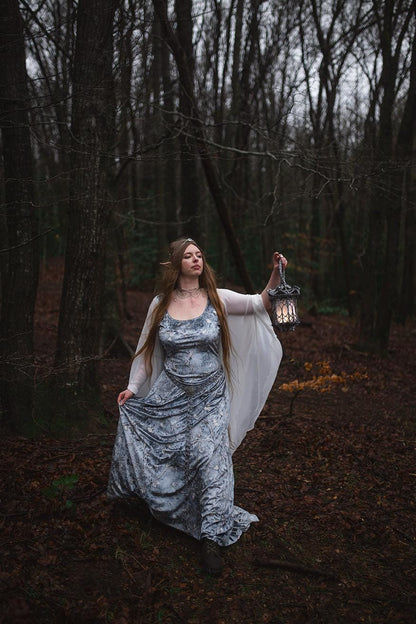 Vestido Élfico de Terciopelo