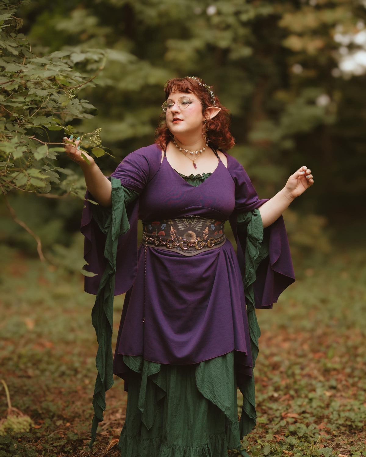 Vestido Élfico Morado
