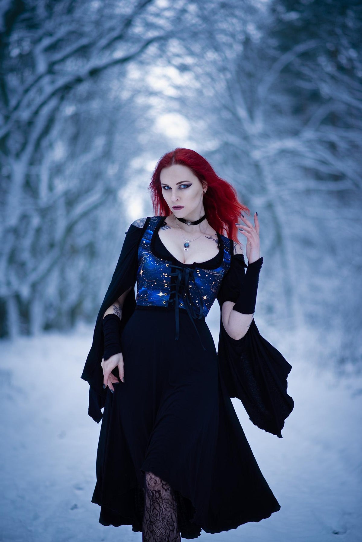 Vestido Élfico Negro