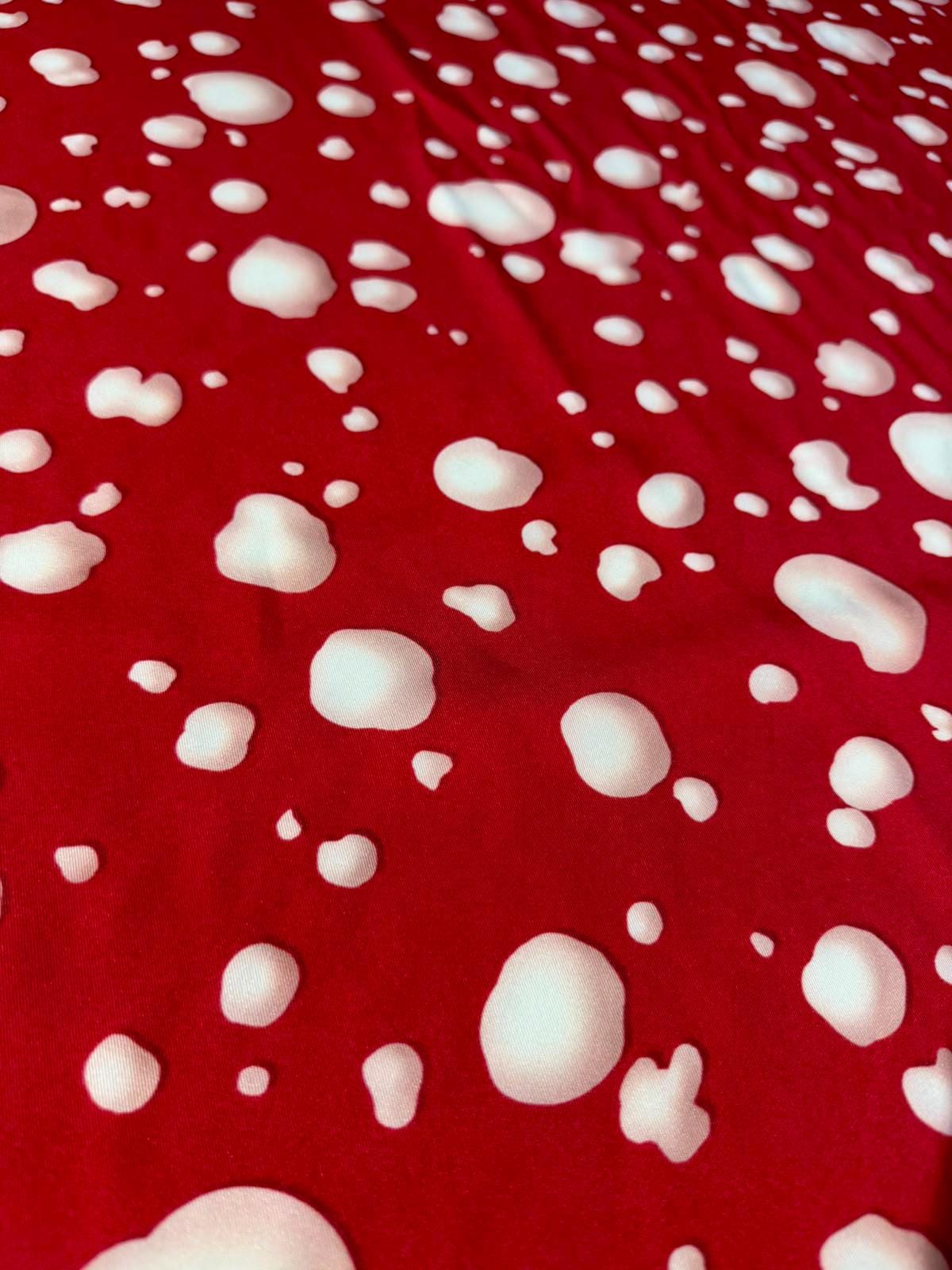 Amanita Muscaria Mushroom Fabric
