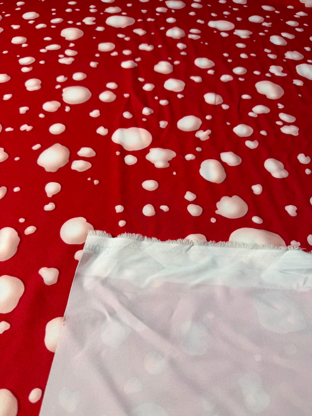 Amanita Muscaria Mushroom Fabric