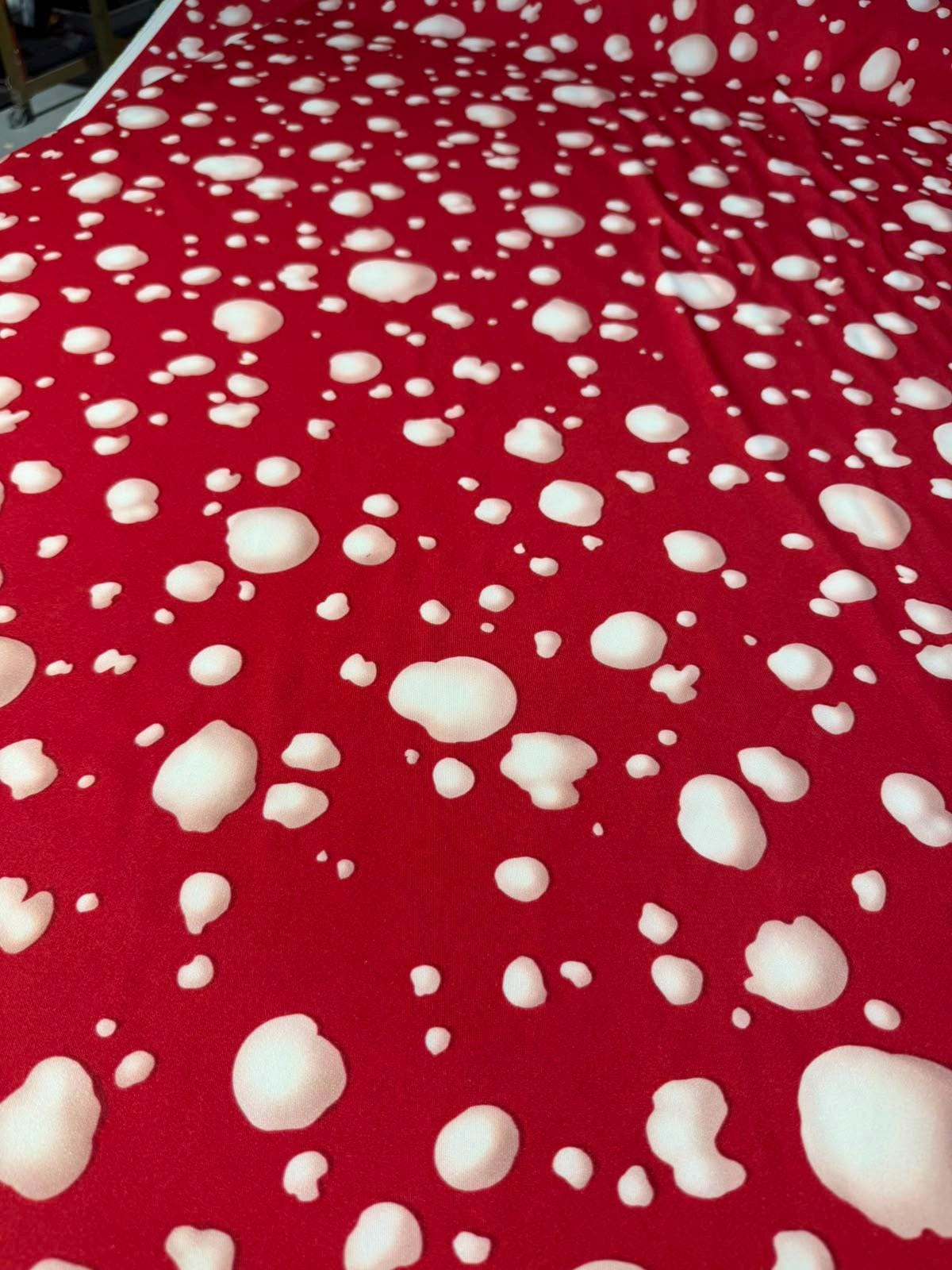 Amanita Muscaria Mushroom Fabric