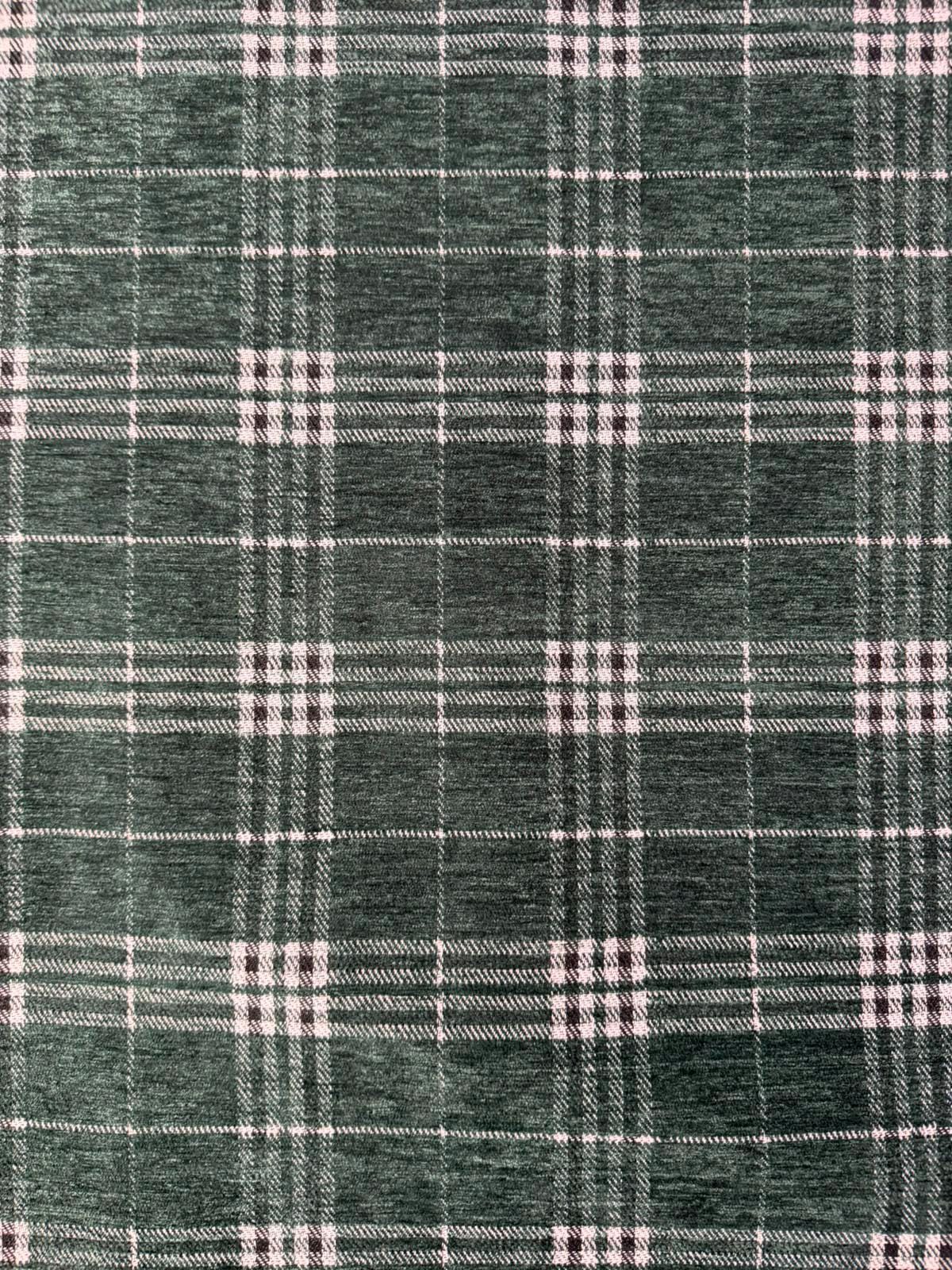 Tela de Tartán Verde Escocés