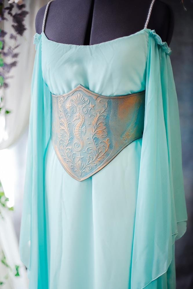 Corset Armadura de Sirena en Cuero