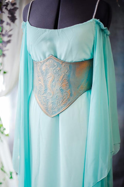 Corset Armadura de Sirena en Cuero