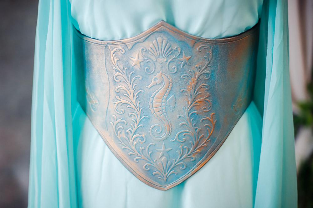 Corset Armadura de Sirena en Cuero