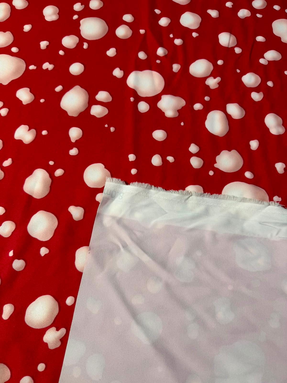 Amanita Muscaria Mushroom Fabric