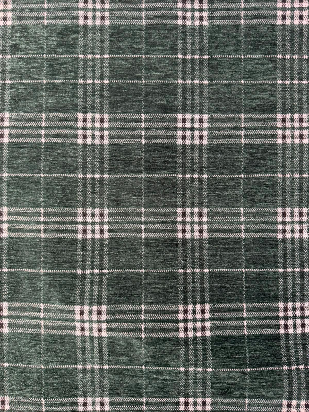 Tela de Tartán Verde Escocés