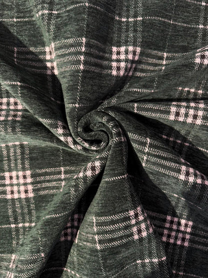 Tela de Tartán Verde Escocés
